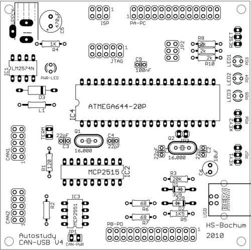 Autostudy CAN - Part Placement