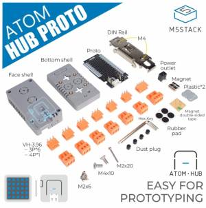  Housing with proto board for Atom -lite