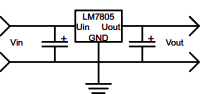  Linear voltage regulator application circuit