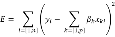  Multiple linear model error estimate