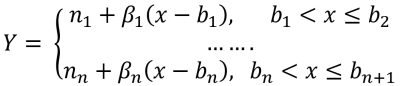  Piecewise linear model